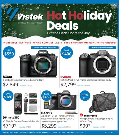 Vistek Flyer December 5 to 11