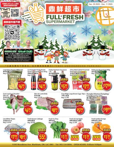 Full Fresh Supermarket Flyer December 5 to 11
