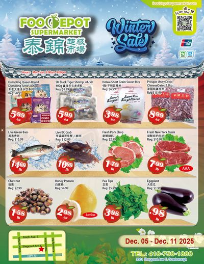 Food Depot Supermarket Flyer December 5 to 11