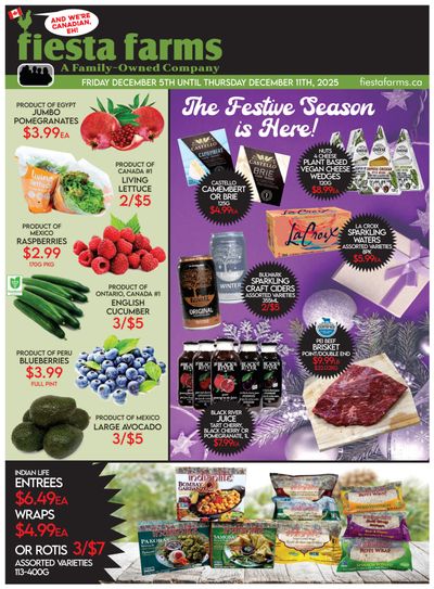 Fiesta Farms Flyer December 5 to 11