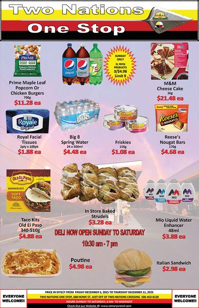 Two Nations One Stop Flyer December 5 to 11
