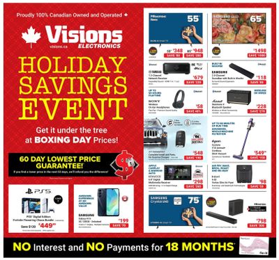Visions Electronics Flyer December 5 to 11