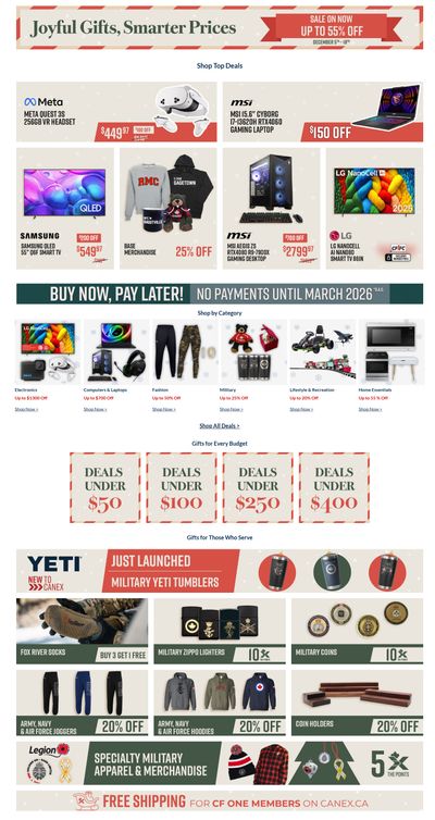 Canex Flyer December 5 to 18