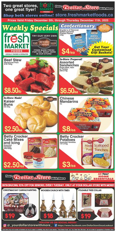 Fresh Market Foods Flyer December 5 to 11