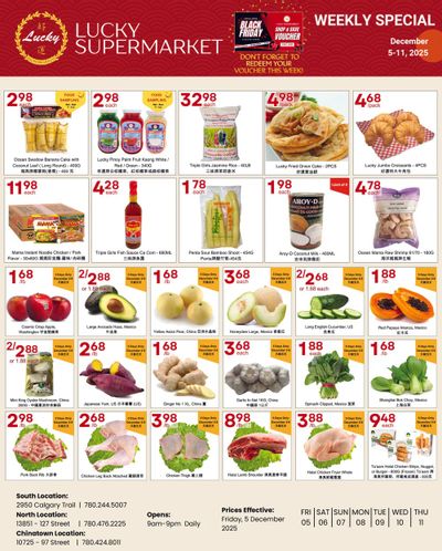 Lucky Supermarket (Edmonton) Flyer December 5 to 11