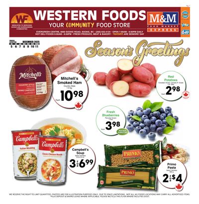 Western Foods Flyer December 5 to 11 