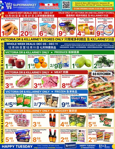 88 Supermarket Flyer December 5 to 11
