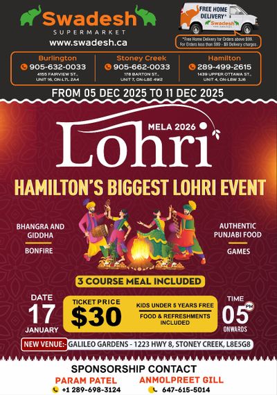Swadesh Supermarket Flyer December 5 to 11