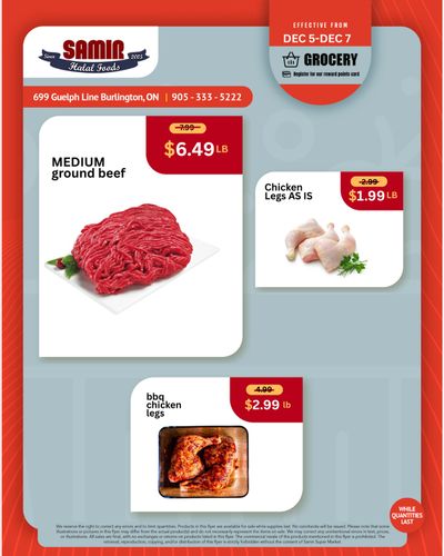 Samir Supermarket Flyer December 5 to 7