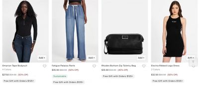 GUESS & GUESS Factory Canada: 30% off Sitewide + Extra 15% and Free Gift When You Spend $150 + More