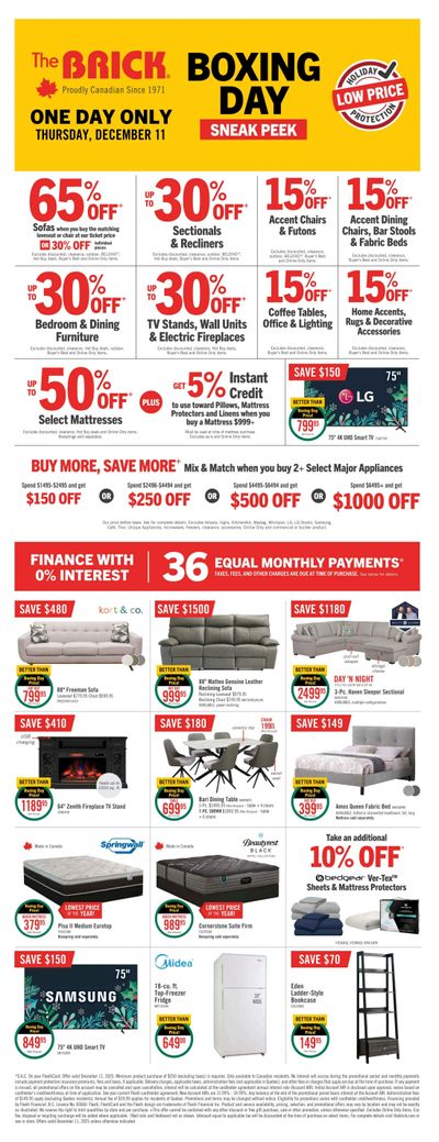 The Brick One-Day Sale Flyer December 11