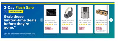 Best Buy Canada 3-Day Flash Sale