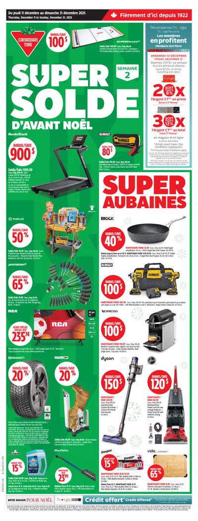 Canadian Tire (QC) Flyer December 11 to 21