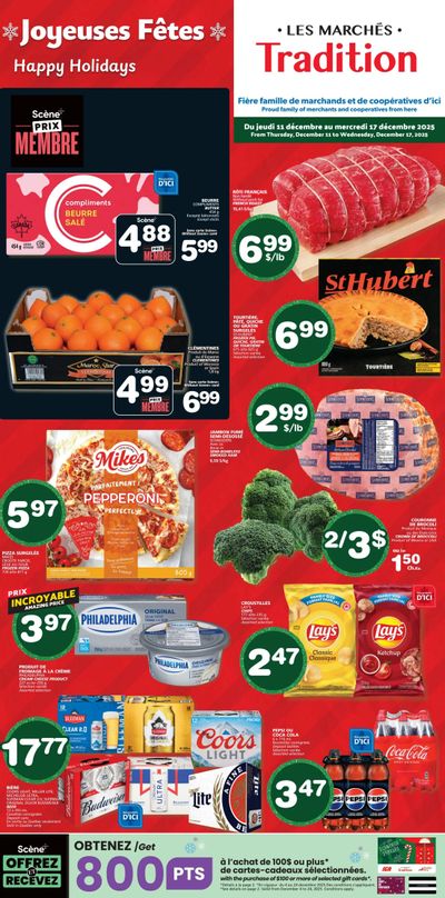 Marche Tradition (QC) Flyer December 11 to 17