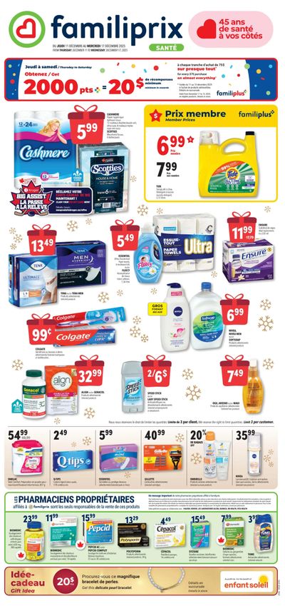 Familiprix Sante Flyer December 11 to 17
