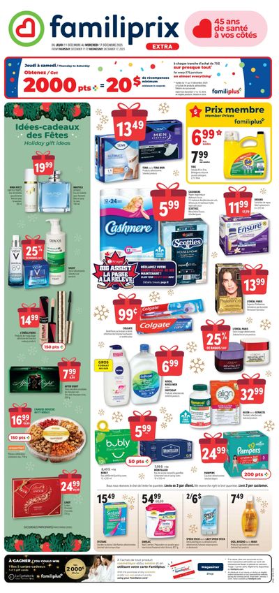 Familiprix Extra Flyer December 11 to 17