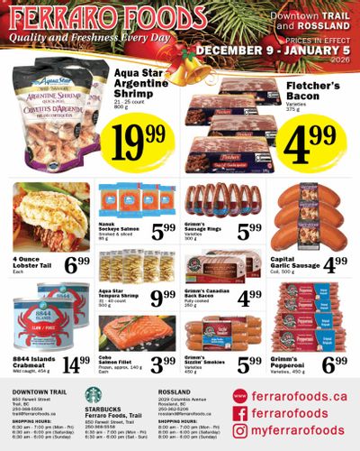 Ferraro Foods Flyer December 9 to January 5