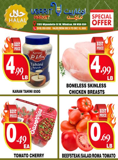 Ugarit Market Flyer December 9 to 15