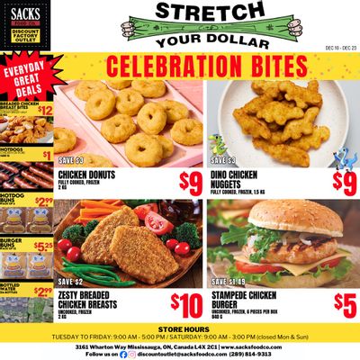 Sacks Food Co. Flyer December 10 to 23