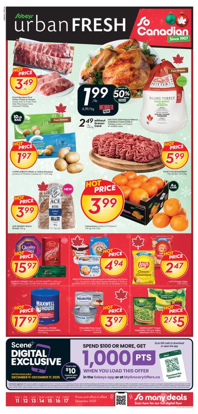 Sobeys Urban Fresh Flyer December 11 to 17