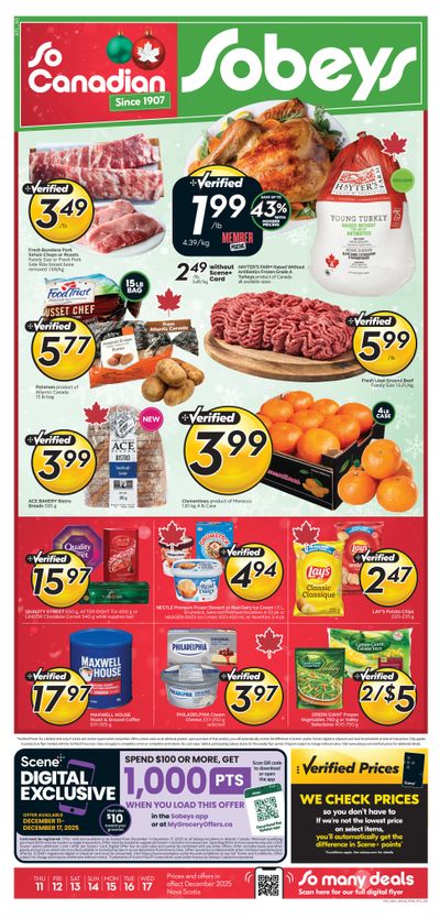 Sobeys (Atlantic) Flyer December 11 to 17