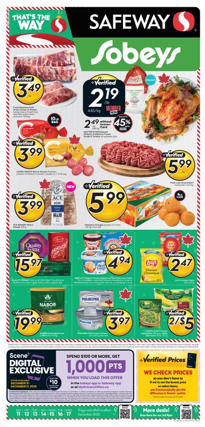 Sobeys/Safeway (AB) Flyer December 11 to 17