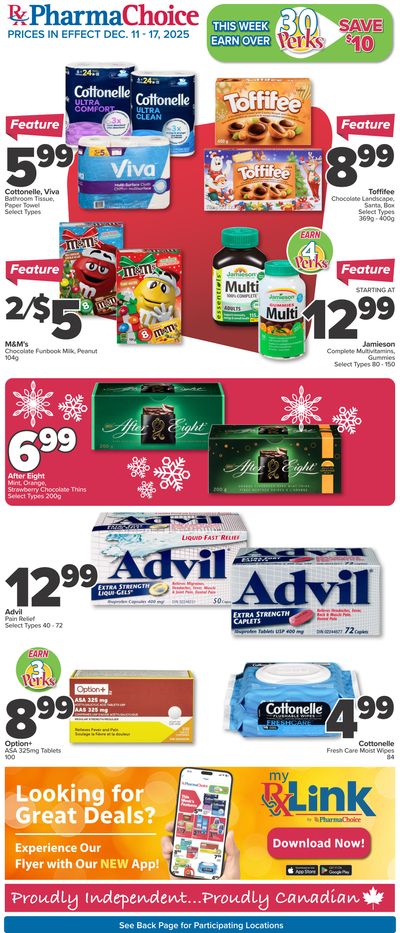 PharmaChoice (BC, AB, SK & MB) Flyer December 11 to 17