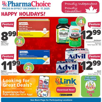 PharmaChoice Health Centre Flyer December 11 to 17
