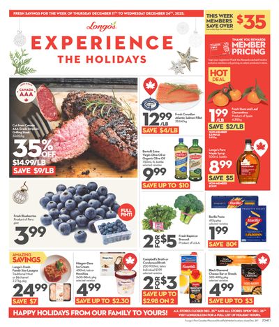 Longo's Flyer December 11 to 17