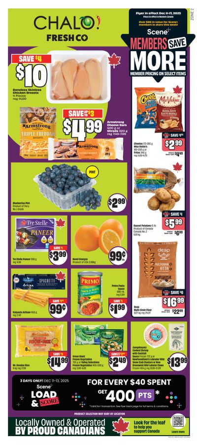 Chalo! FreshCo (West) Flyer December 11 to 17