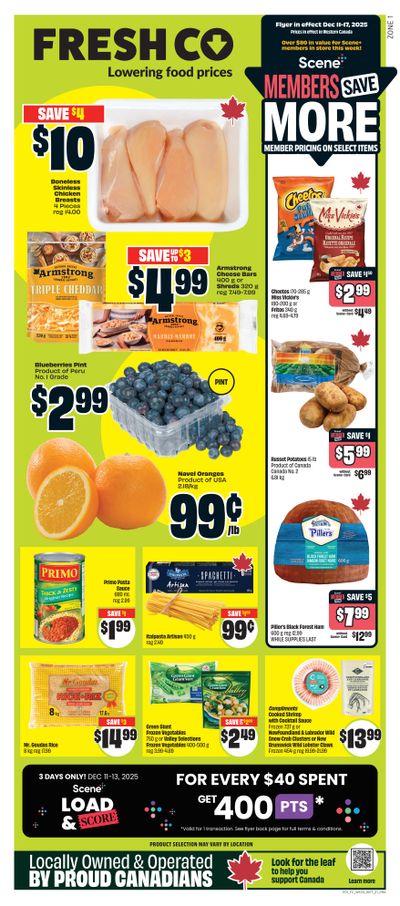 FreshCo (West) Flyer December 11 to 17