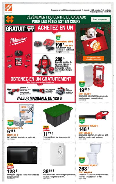 Home Depot (QC) Flyer December 11 to 17
