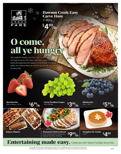 Urban Fare Flyer December 11 to 17