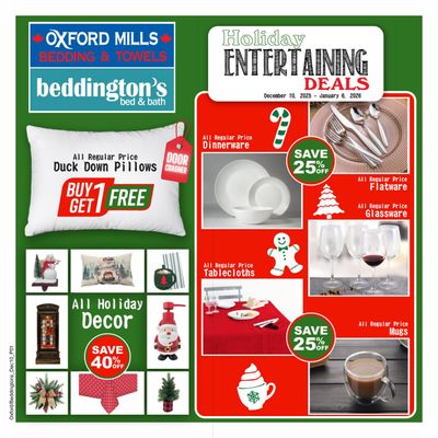 Beddington's Flyer December 10 to January 6