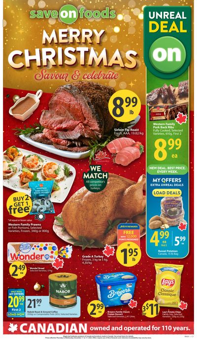 Save On Foods (SK) Flyer December 11 to 17