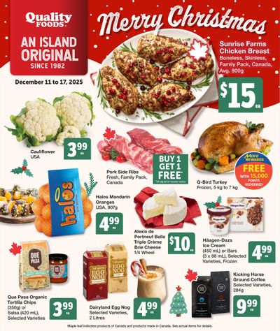 Quality Foods Flyer December 11 to 17