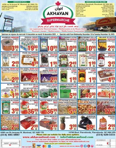 Akhavan Supermarche Flyer December 10 to 16