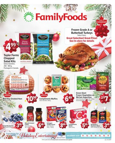 Family Foods Flyer December 11 to 17