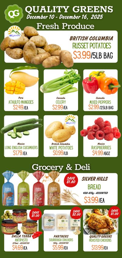 Quality Greens Flyer December 10 to 16
