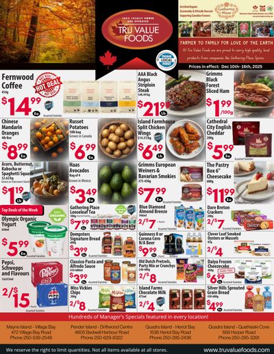 Tru Value Foods Flyer December 10 to 16