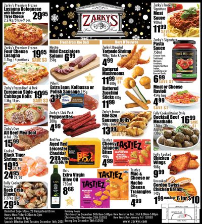 Zarky's Flyer December 10 to 16