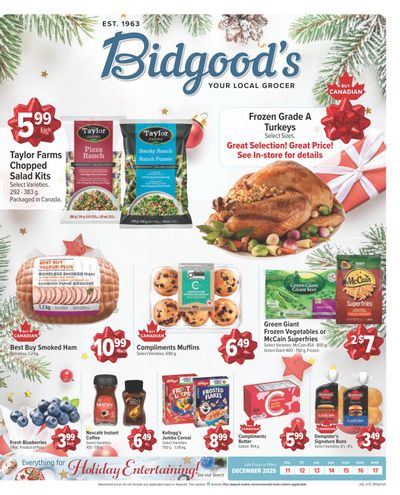 Bidgood's Flyer December 11 to 17