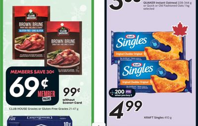 Sobeys Canada: Club House Gravy 69 Cents Member Price December 11th – 17th