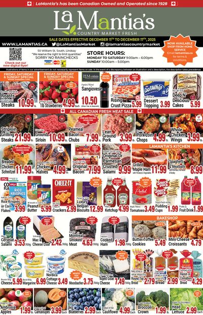 LaMantia's Flyer December 11 to 17