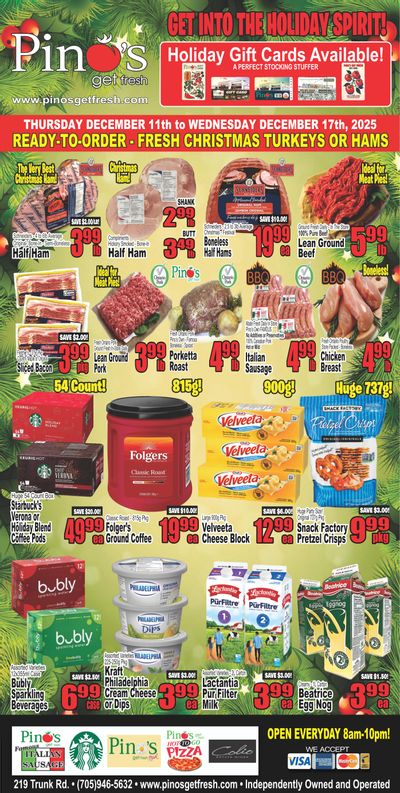 Pino's Flyer December 11 to 17