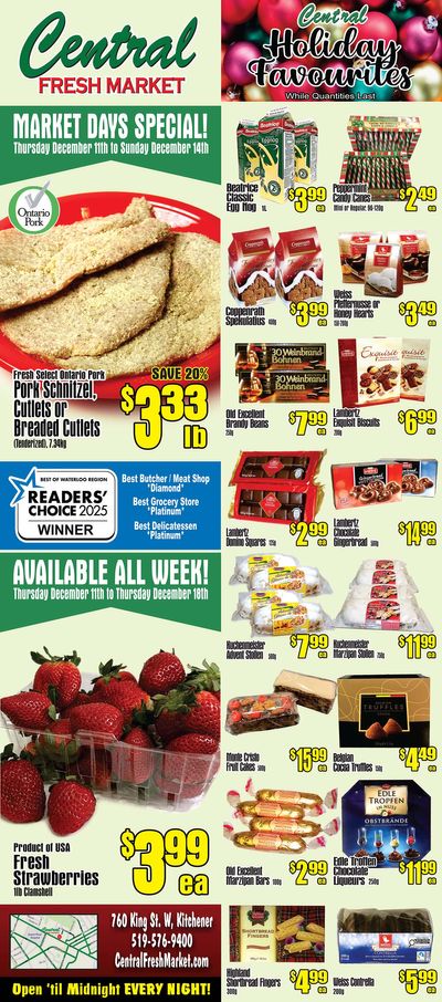 Central Fresh Market Flyer December 11 to 18