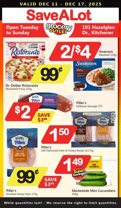 SaveALot Grocery Outlet Flyer December 11 to 17