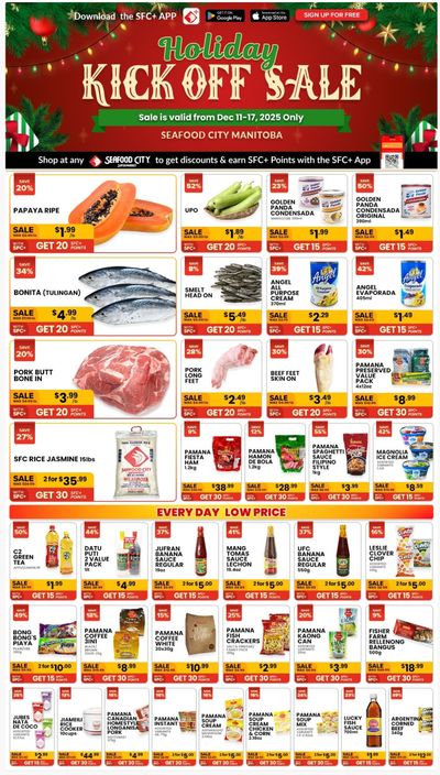 Seafood City Supermarket (MB) Flyer December 11 to 17