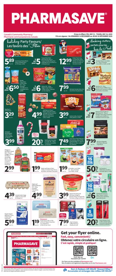 Pharmasave (NB) Flyer December 12 to 18