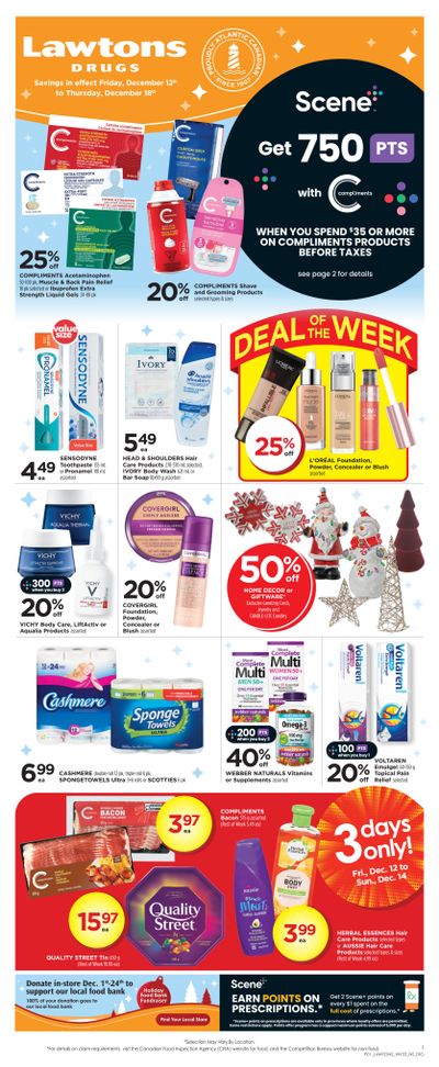 Lawtons Drugs (NS) Flyer December 12 to 18